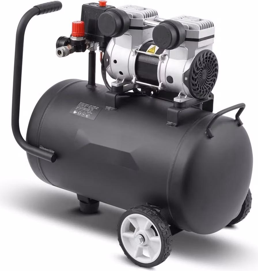 Compressore d'aria 30L - 120 PSI - 650W whisper compressor - compressore d'aria silenzioso per officina e uso domestico