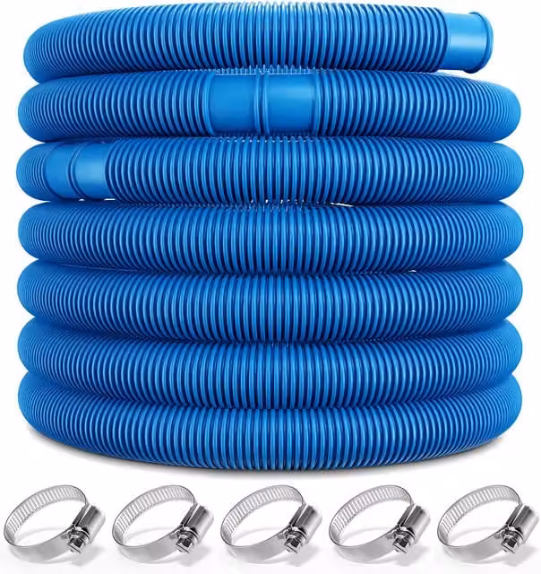 Tubo per manutenzione piscina Monzana blu Ø38mm x 14m in plastica – 1