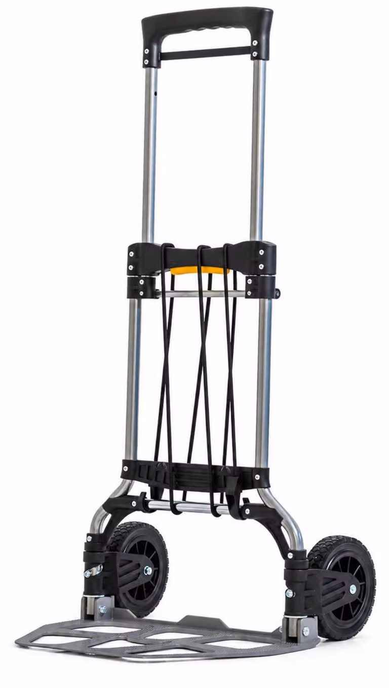 Carrello pieghevole in alluminio telescopico, capacità 160 kg, modello ZFHT-160, per il trasporto