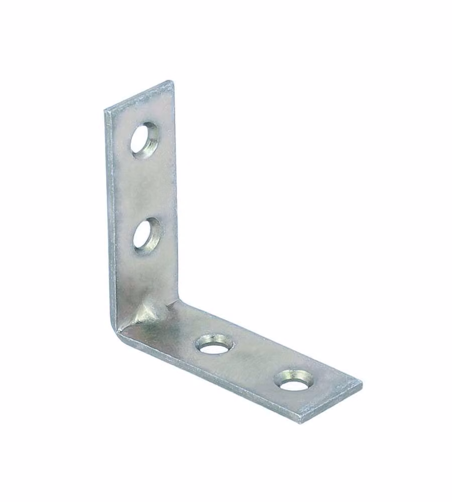 Lastrine di giunzione ad angolo zincato 20x20 mm pz 20