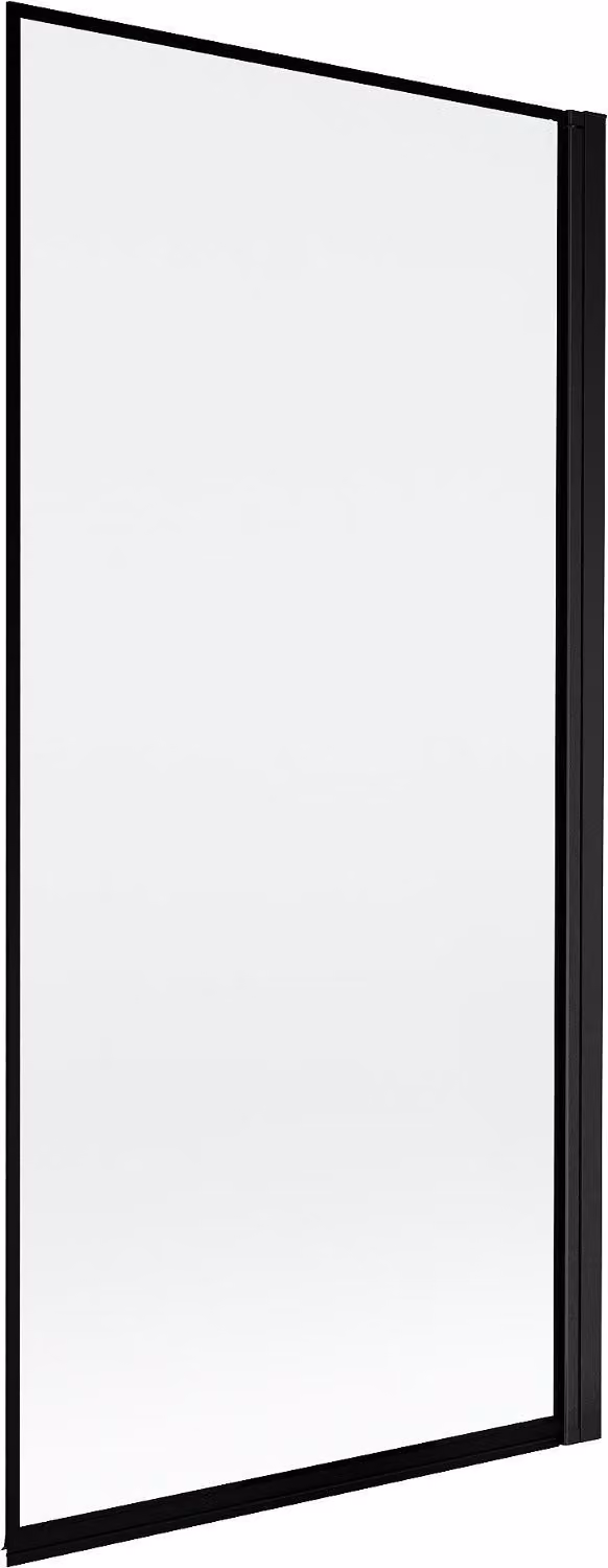 Mexen Mist paratia da doccia a 1 anta destra 90 x 150 cm, cornice nera, nero - 8A9-090-001-70-70-P