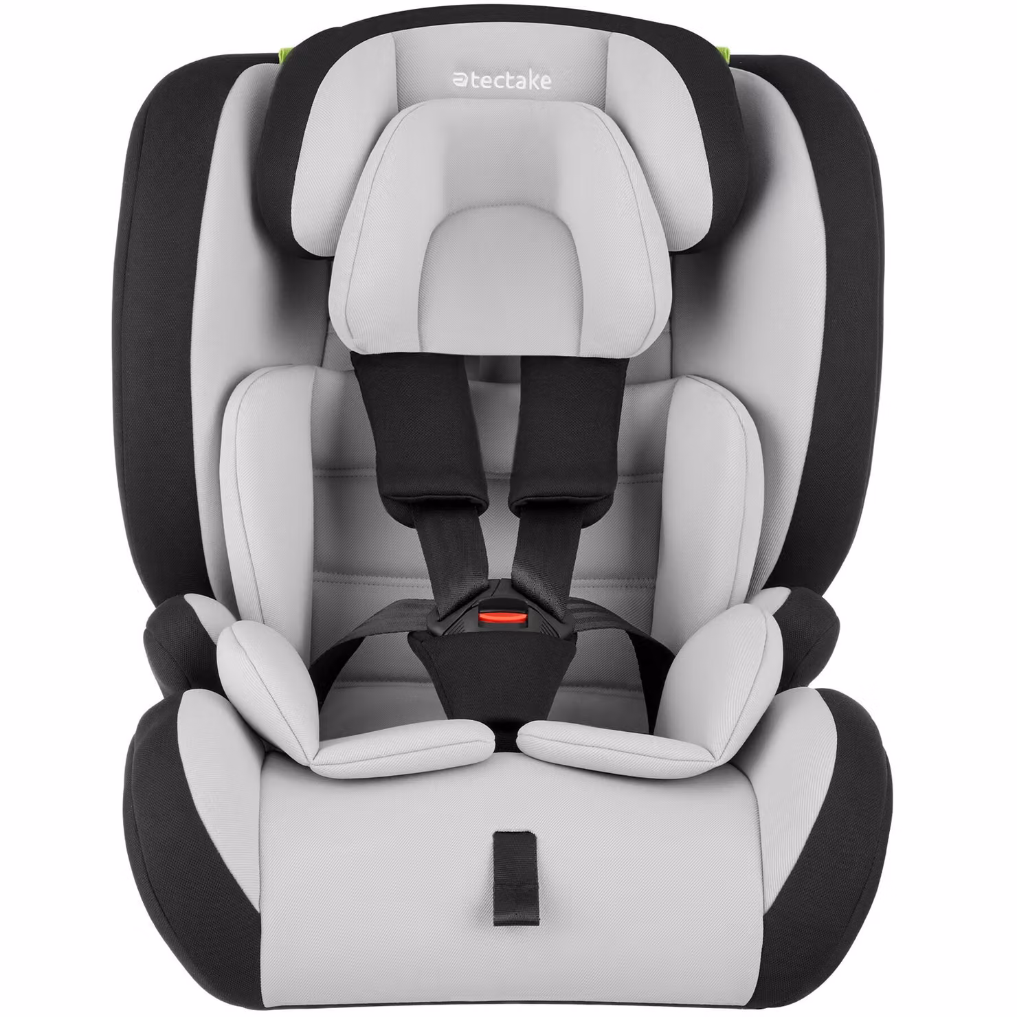 Seggiolino auto Tectake Sophie con omologazione i-Size, orientamento fronte strada, per bambini da 100 a 150 cm, colore grigio e nero – 4