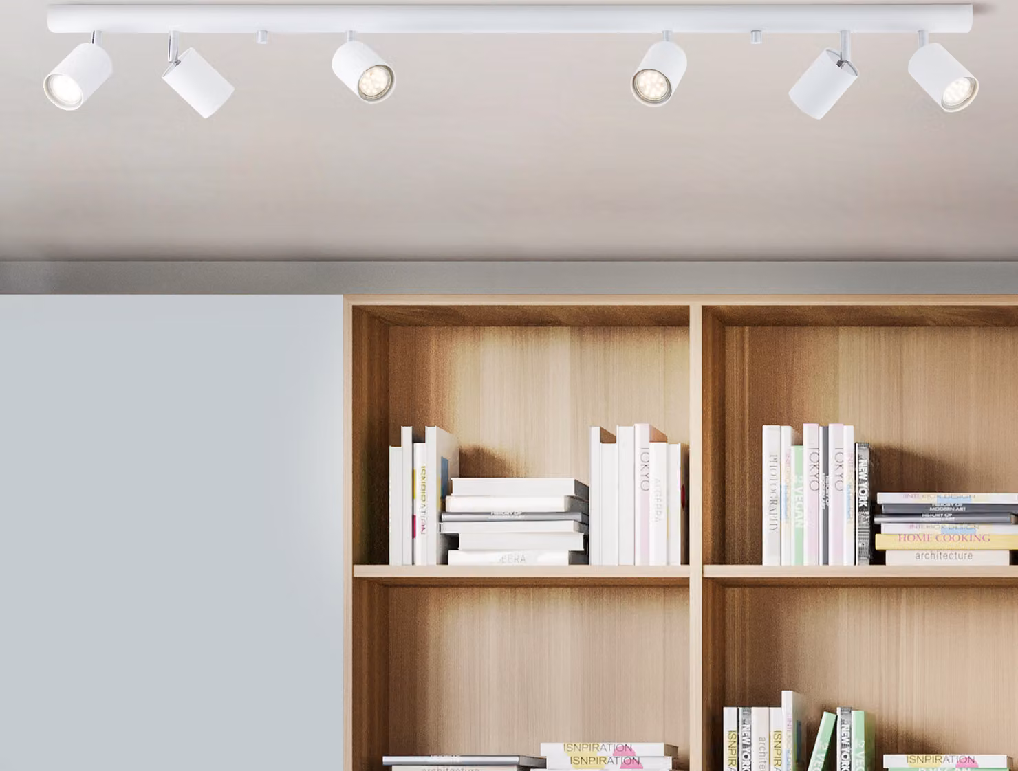 BRILLANTE plafoniera Differente | faretto moderno e semplice | bianco | 6x GU10 max. 35 W | IP20