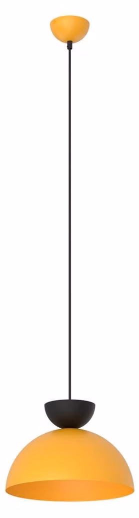Lampada a sospensione LUNARO arancione e nera 1xGX53x10W in metallo, dimensioni: 140x30x30 cm, IP20, Emibig