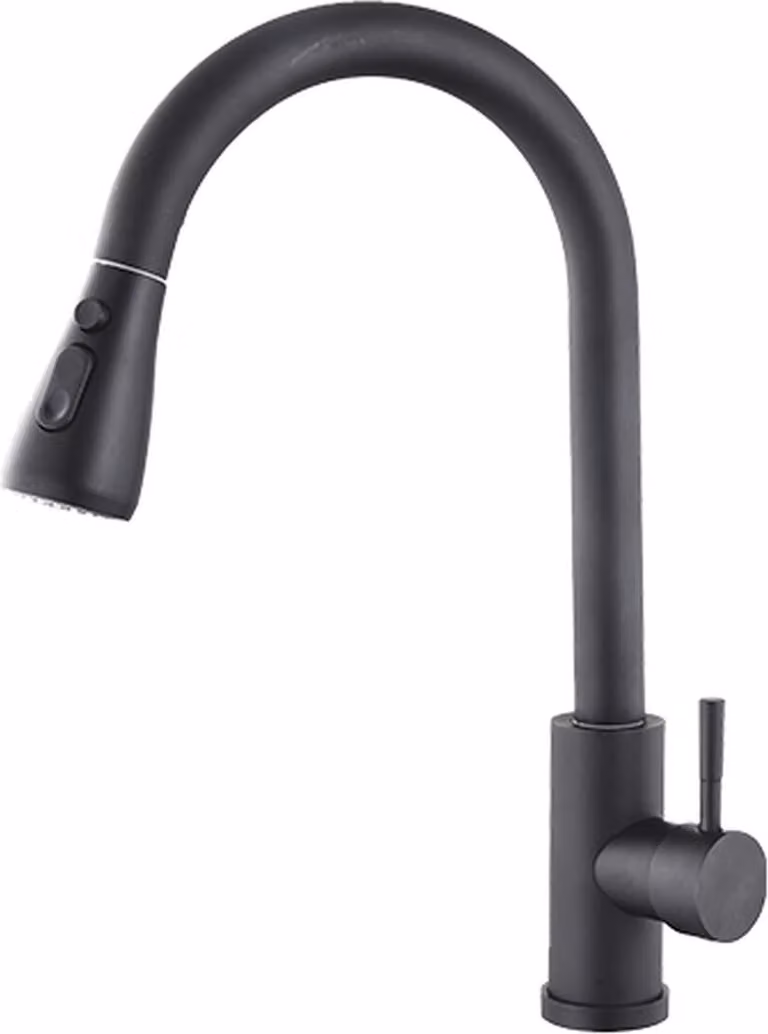 Miscelatore Fontastock nero in acciaio inox in Vetroceramica a C