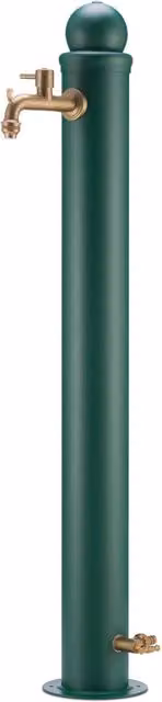 Fontana da Giardino con Doppio Rubinetto Belfer 42/ARRM Verde