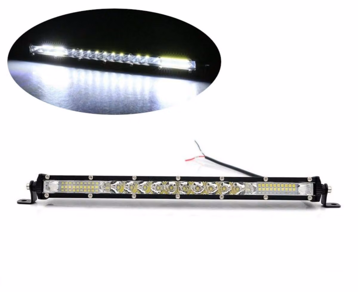 Barra luminosa a LED da 28,5 cm, 4500 lm, 90 W, ultrasottile, 12–24 V, combinata (Flood & Spot)