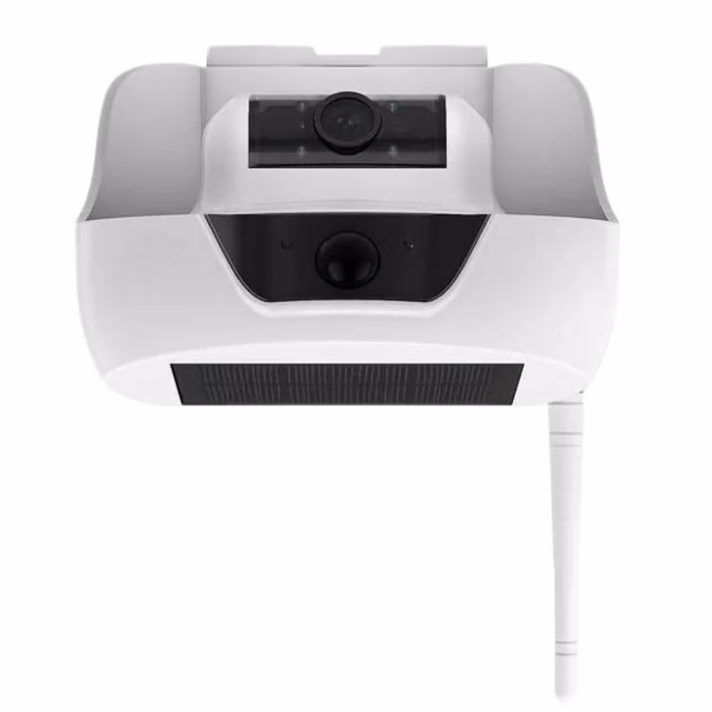 Telecamera di sorveglianza Wi-Fi Proxe a colori con alimentazione solare e visione notturna, 1.0 megapixel, colore bianco – 2