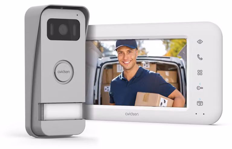 Citofono Extel Elia Smart 2 Touchscreen da 7 pollici, tecnologia a 2 fili
