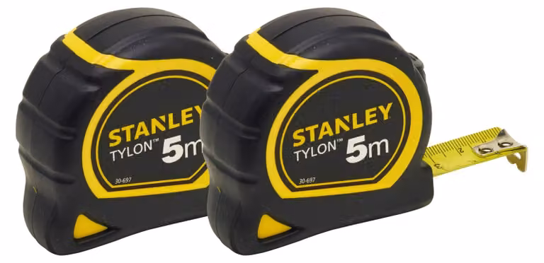 Stanley HTS Tylon Bandmaß Doppelpack 2x5m