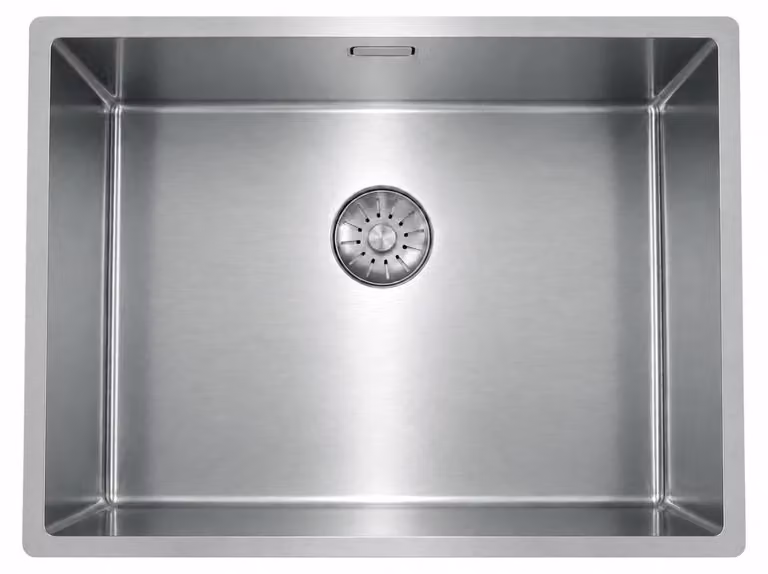 Lavello Pure.Sink Comfort in acciaio inossidabile 50x40 cm, raggio 10 mm, per incasso, a filo piano e da appoggio PCM5040-02