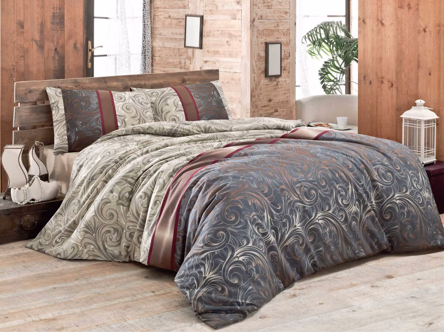 L'Essentiel Linge de Maison, Hürrem- VCT8241, crema, piumini, 65% cotone / 35% poliestere