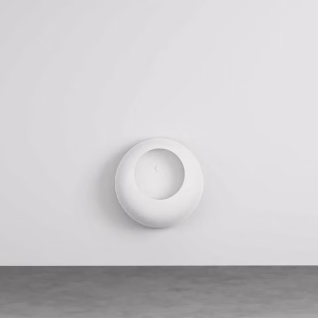 Orinatoio Sospeso Senza Brida Ceramica Cielo "Mini Ball" Bianco Lucido