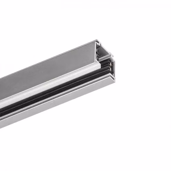 Binario trifase EUTRAC in alluminio grigio argento, lunghezza: 300 cm, 230V – 2