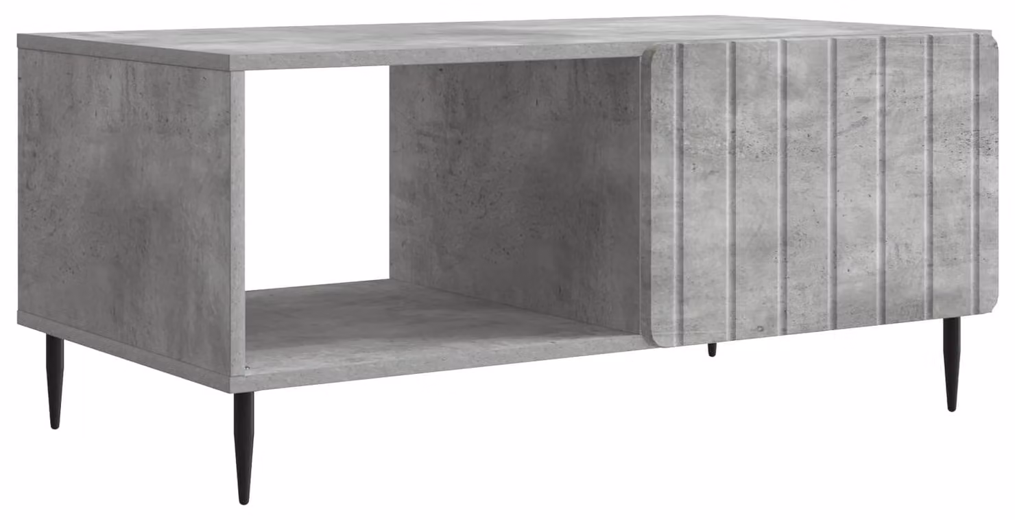 Tavolino da salotto Grigio Cemento 90 x 50 x 40 cm