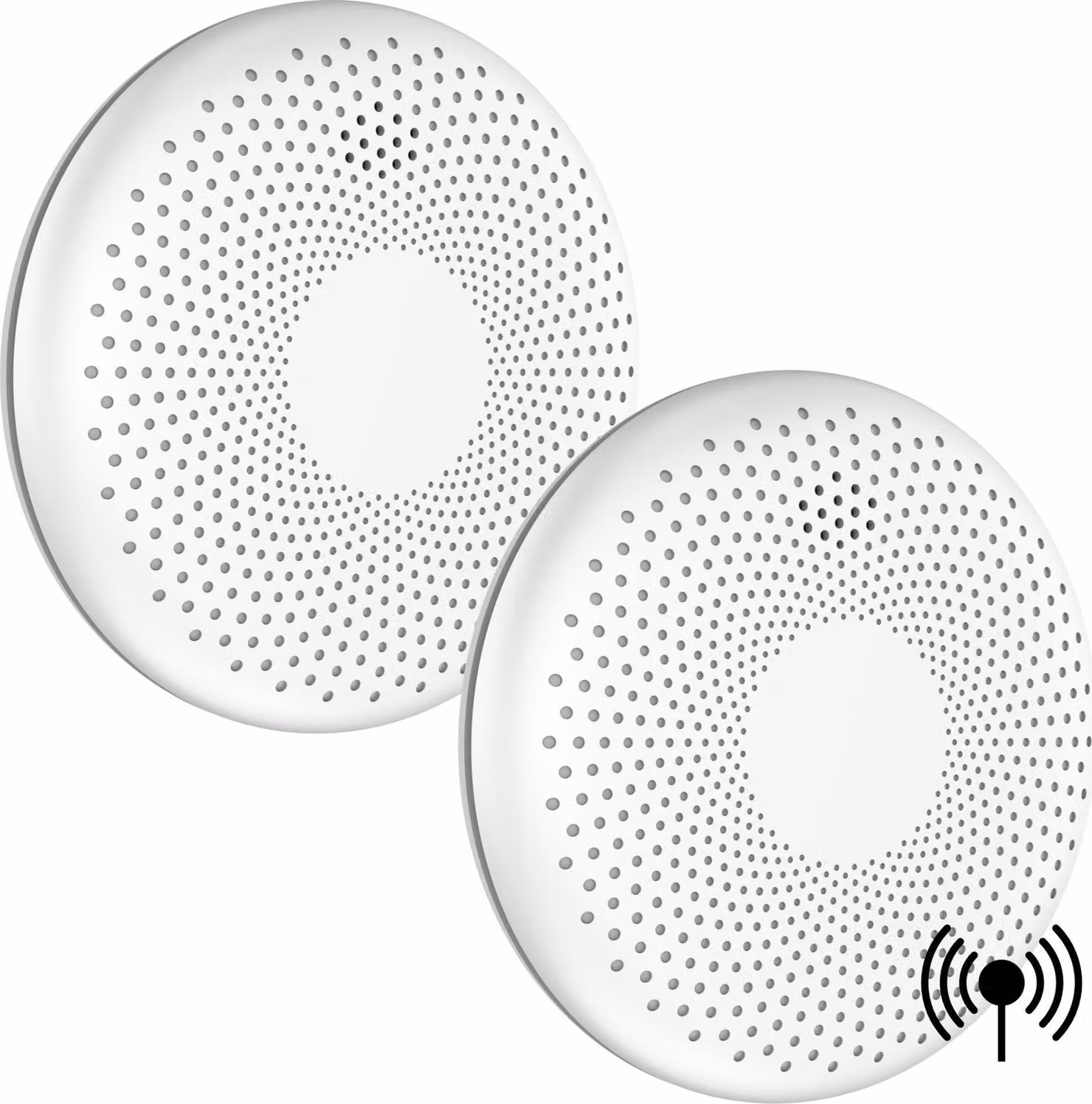 Aroha Link Rilevatore Di Fumo E Monossido Di Carbonio Interconnesso - Batteria Da 10 Anni - Allarme Antincendio & Monossido Di Carbonio Collegabile - 2 pezzi