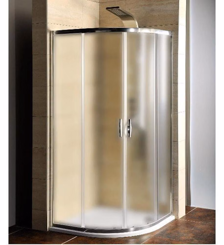 Cabina doccia quadrante 900x900x1900mm, vetro BRICK incluso piatto doccia