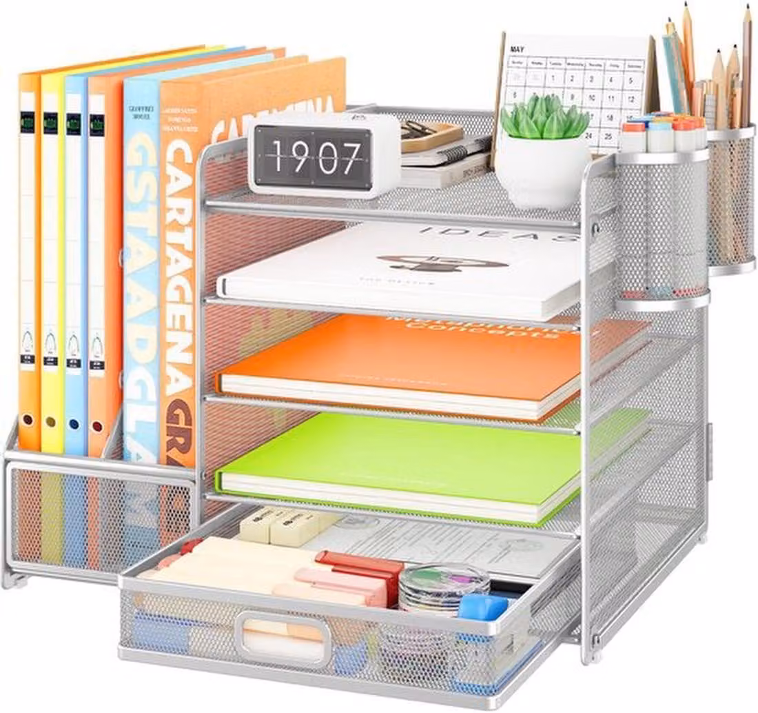 Azomor: eleganti e pratici organizer da scrivania con diverse possibilità di stoccaggio