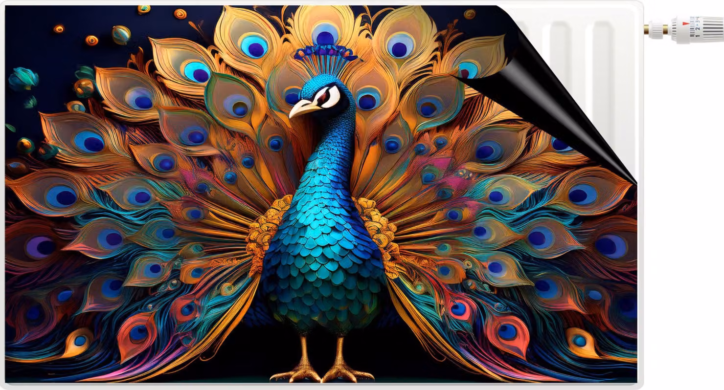 Copriradiatore decorativo - Tappetino magnetico colorato per radiatori