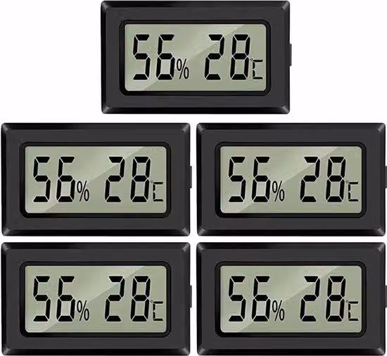 5 misuratori digitali di temperatura e umidità per case, auto, negozi e uffici