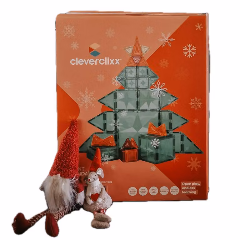 Kit STEAM Calendario dell'Avvento 37 Pezzi, Cleverclixx