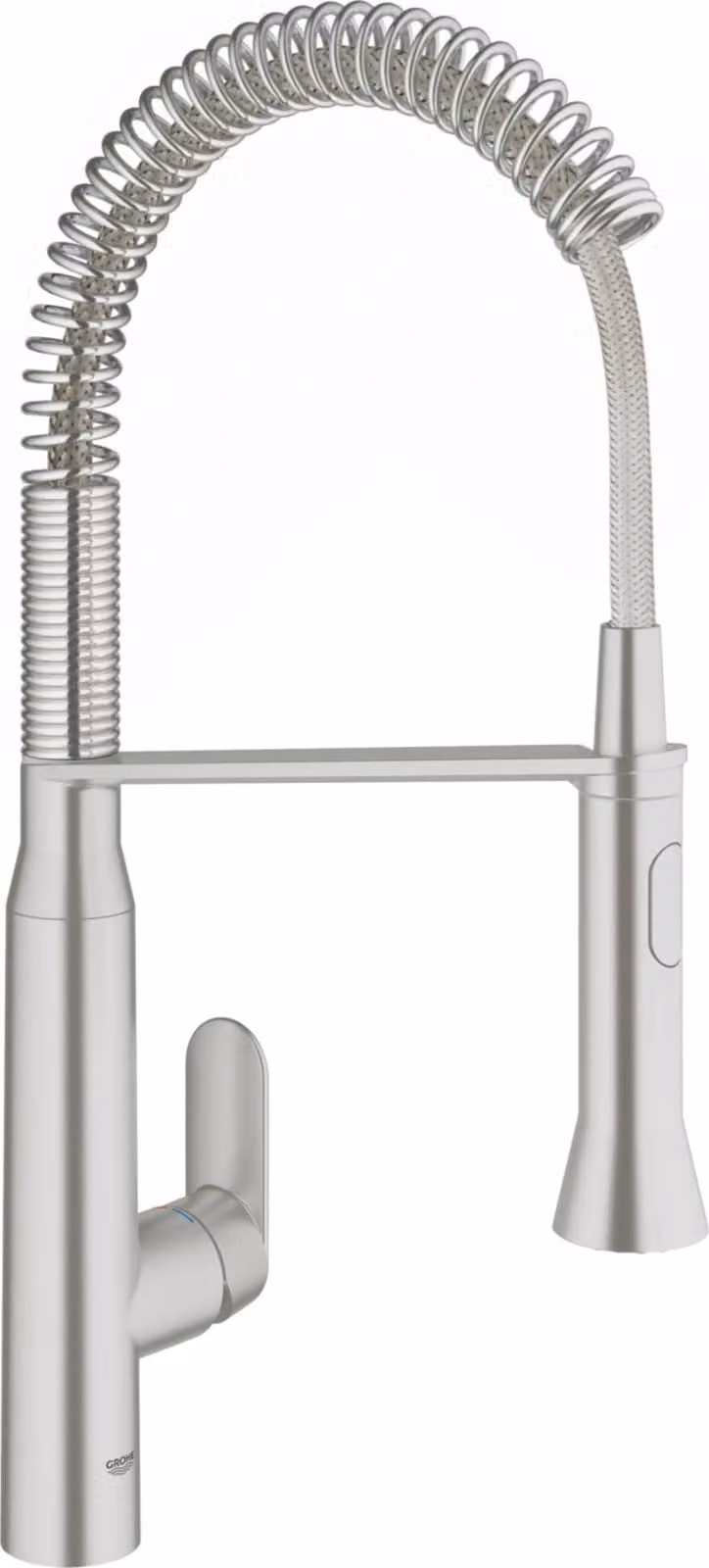 GROHE K7 Mitigeur monocommandé pour évier, saillie 234mm, orientable, douchette professionnelle, double jet, hauteur 539mm, 31379DC0, 31379DC0