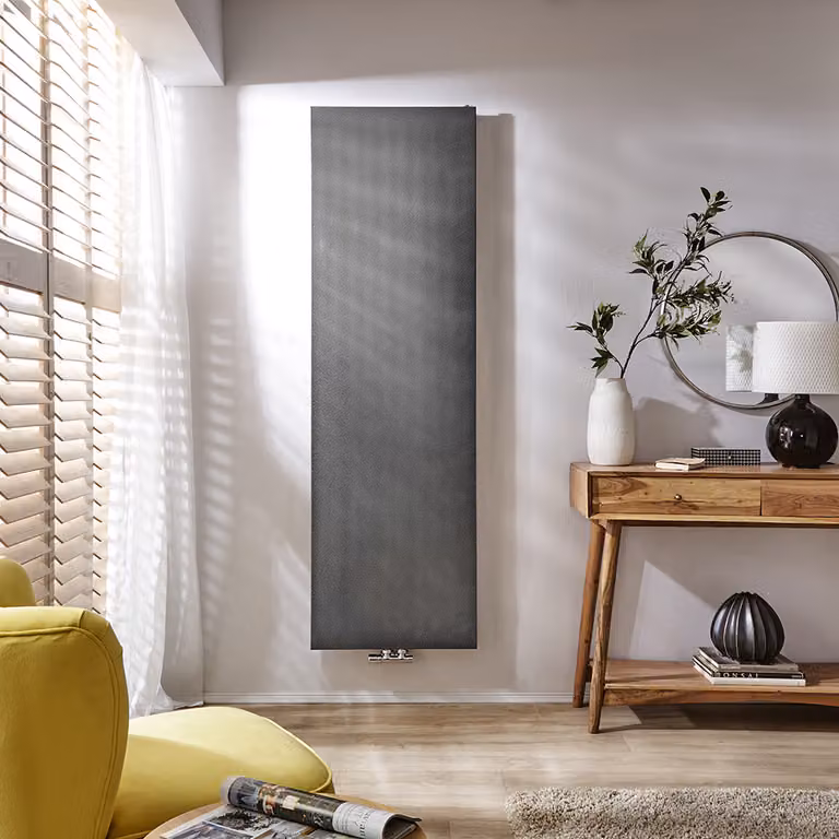 Radiatore Verticale Design Peltro Antico 1800x500mm - Stile vintage - Alta Resa - Rubi