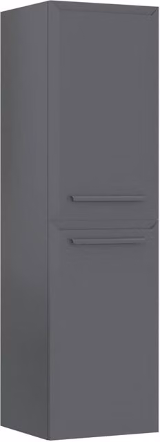 Mobile da bagno "Nuvola 40 v3" - 40 x 32 x 138 cm - Grigio