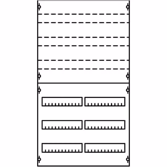 Pannello di distribuzione STRIEBEL a 2 moduli 2V23KA