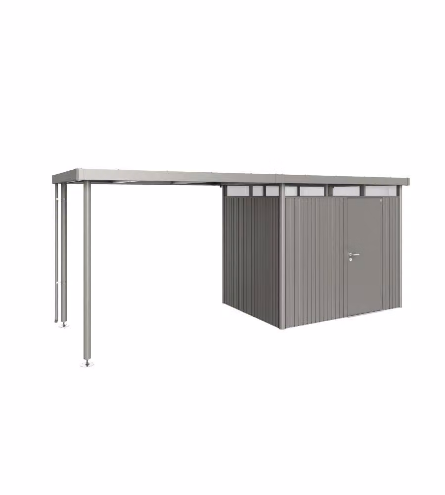Tetto laterale casetta HighLine Misura H2 grigio quarzo metallizzato