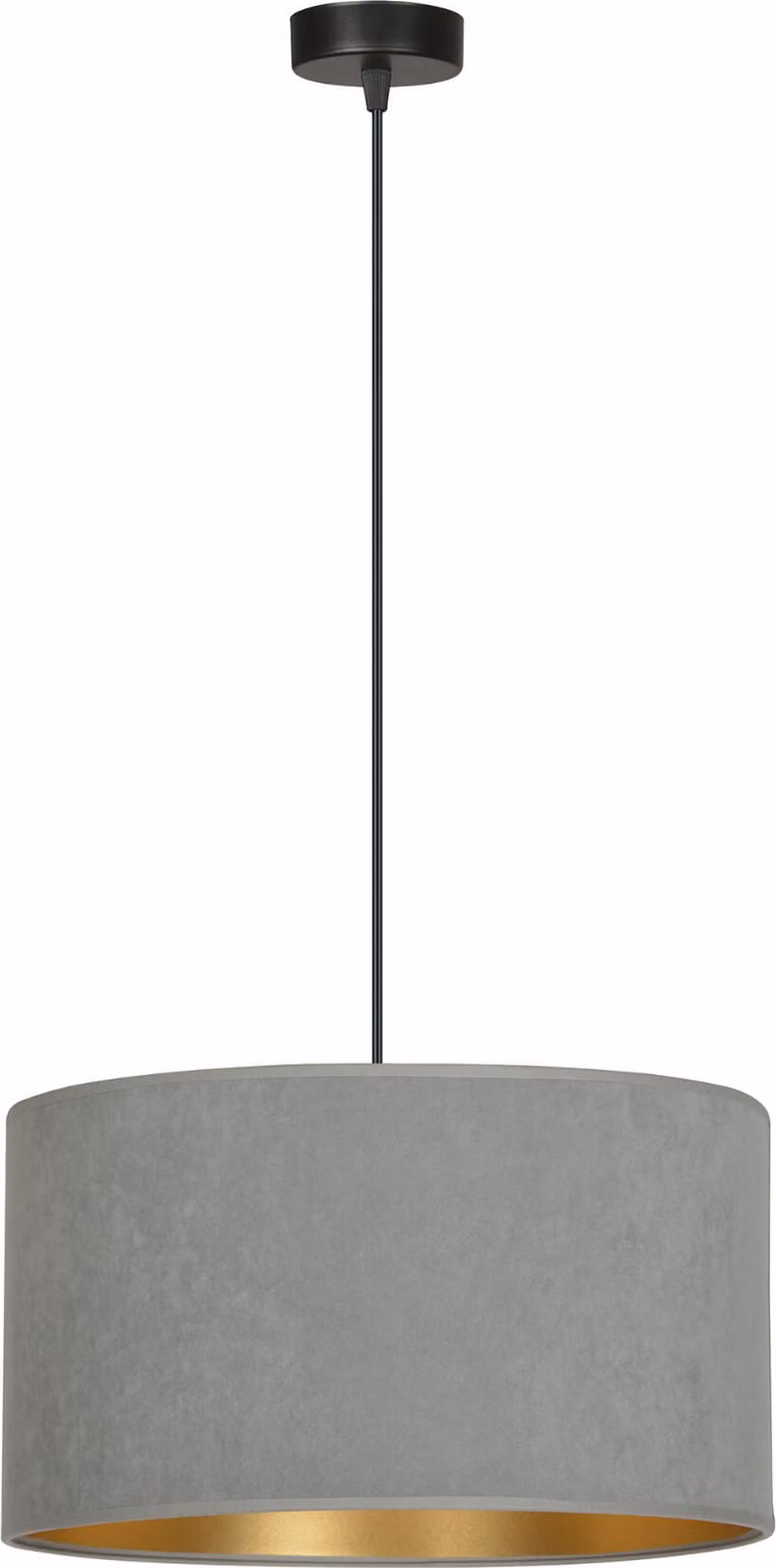 LAMPADA A SOSPENSIONE Emibig 1xE27 60W HILDE 1 BL GRIGIO 1050/1