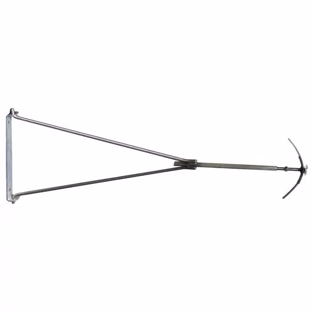 Supporto per grondaia Dehn per tubi da 7-10 mm, in acciaio inossidabile, regolabile da 1,25 a 1,55 m, codice 239009