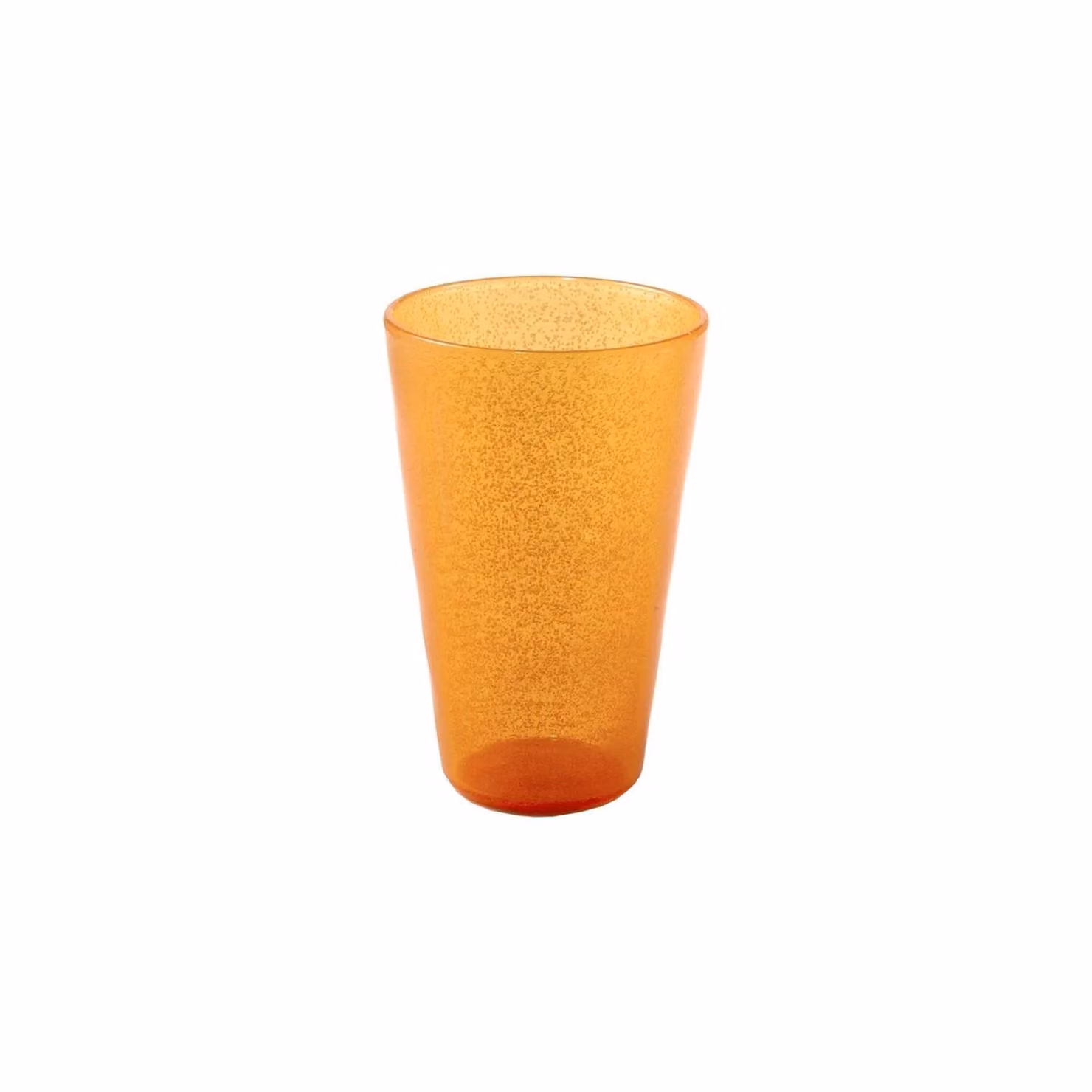 Bicchiere alto da bibita Memento Synth metacrilato, Mandarino, 6 pezzi