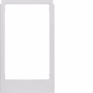Berker 13206424 Cornice di design angolare, versione grande, accessori in alluminio opaco, verniciato