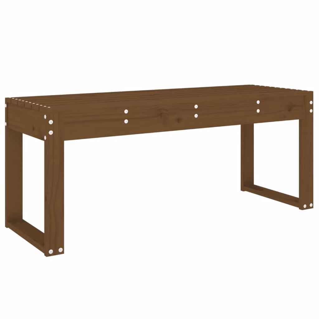 Panca da Giardino Ambra 110x38x45 cm Legno Massello di Pino