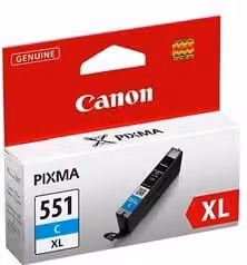 Cartuccia per stampante Canon CLI-551 Ciano CHROMALIFE 100+ XL 6444B001