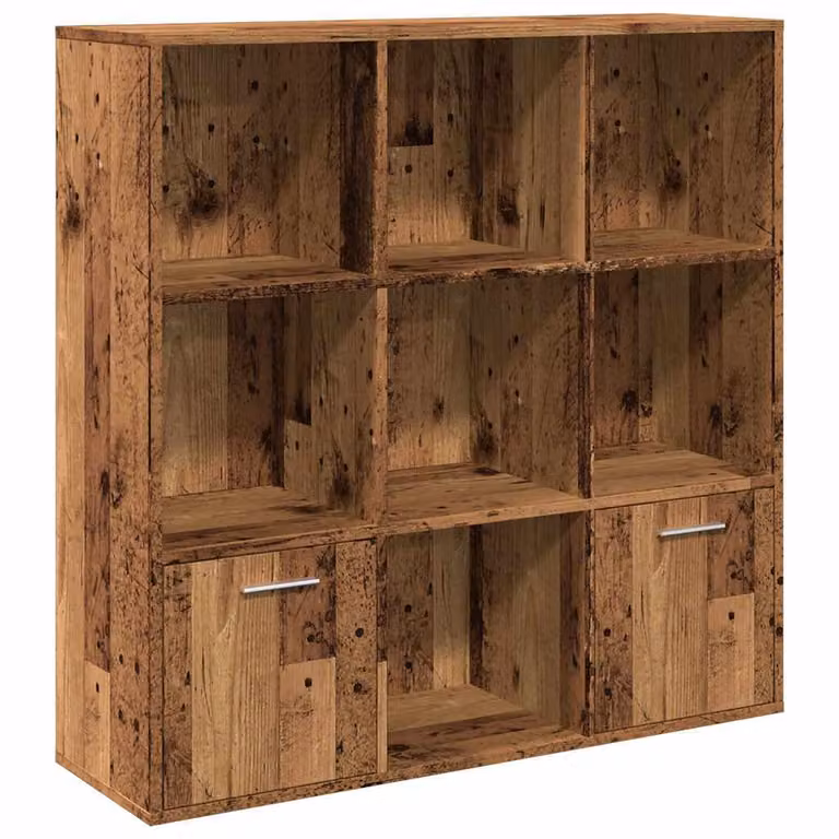 Libreria Legno Antico 98x29x97,5 cm in Legno Multistrato