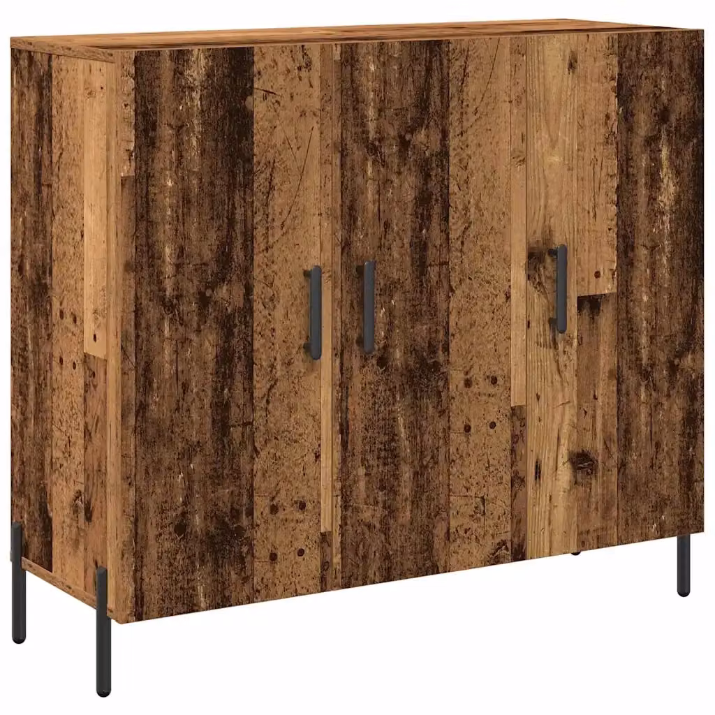 Credenza Buffet Armadio da Cucina vidaXL in Legno Marrone, L 90 x P 34 x H 80 cm – 2