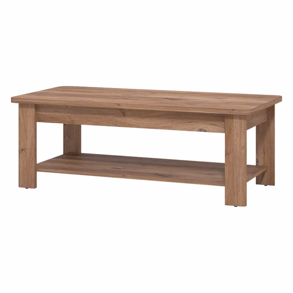 Tavolino da salotto DMORA Pella marrone, L: 126 cm, P: 60 cm, H: 45 cm – 2