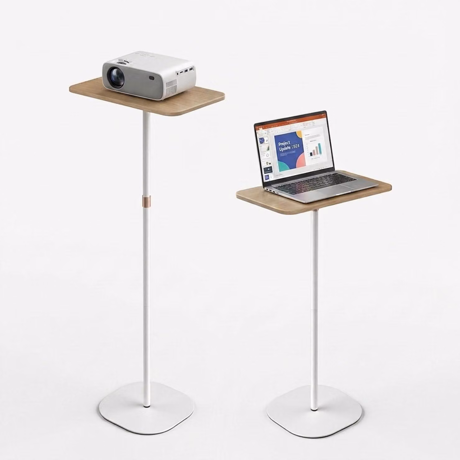 Scrivania regolabile in altezza con supporto per laptop
