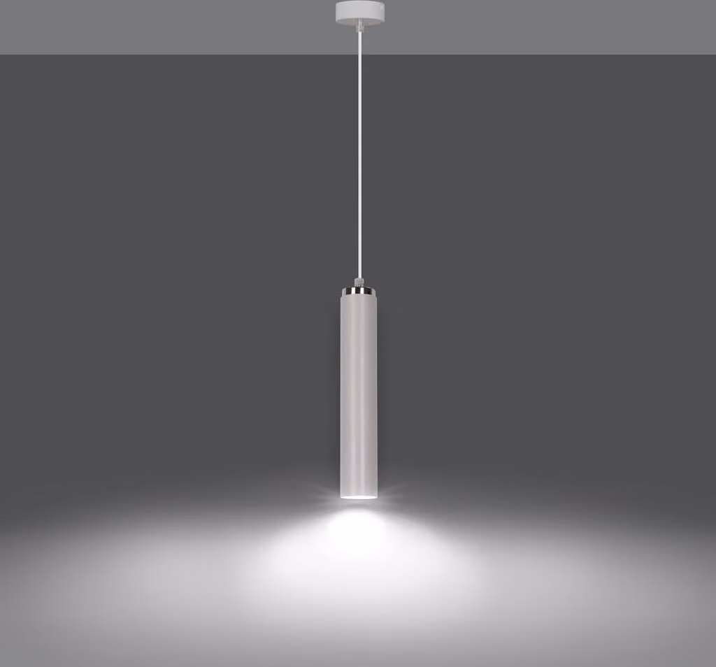 LAMPADA A SOSPENSIONE Emibig 1xGU10 30W LUNA 1 BIANCA 955/1