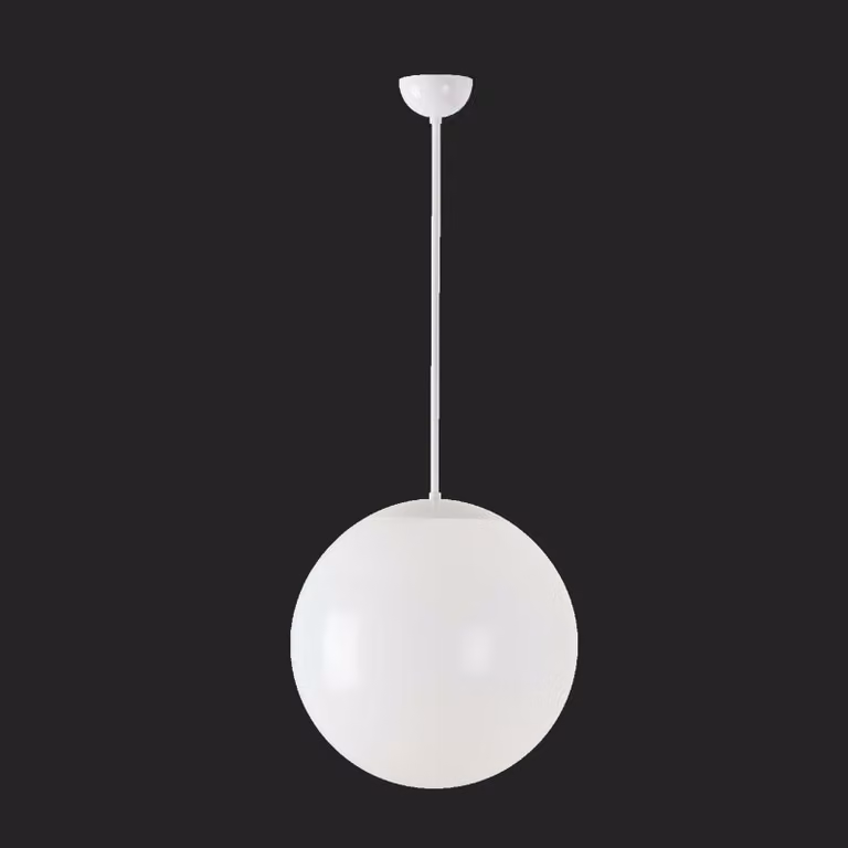 OSMONT ISI64307 ISIS S3 PM apparecchio a sospensione in plastica bianco IP40 3000 K 27W LED combinazione di emergenza 1 h