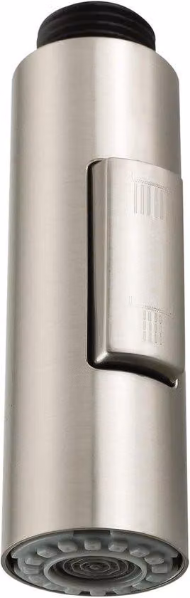 Rubinetto da cucina - Attacco universale G1/2" - 2 funzioni: spruzzo e getto - Testina di ricambio per miscelatore - Cromo - Argento