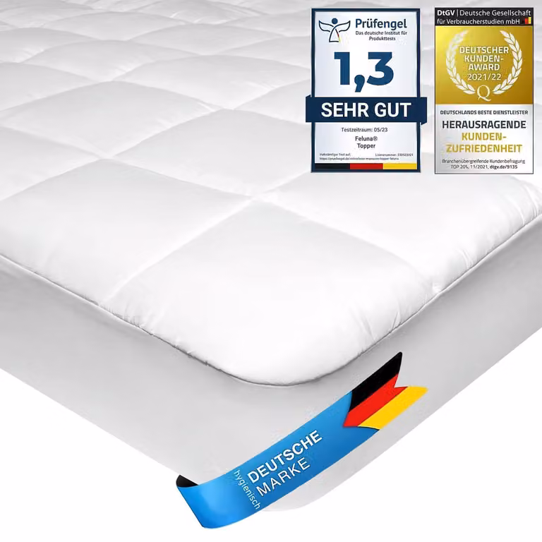 Sottostrato per materasso, 500 g/m², 100x200 cm, per la camera da letto