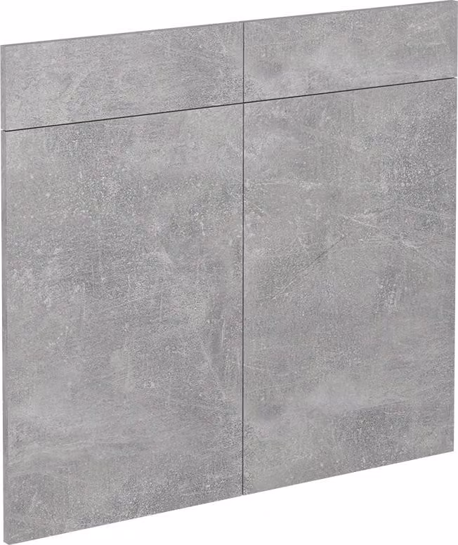 Frontale cucina Vicco R-Line Calcestruzzo 79.2 x 70.8 cm frontale del mobile per mobile base con cassetti, Model 30210