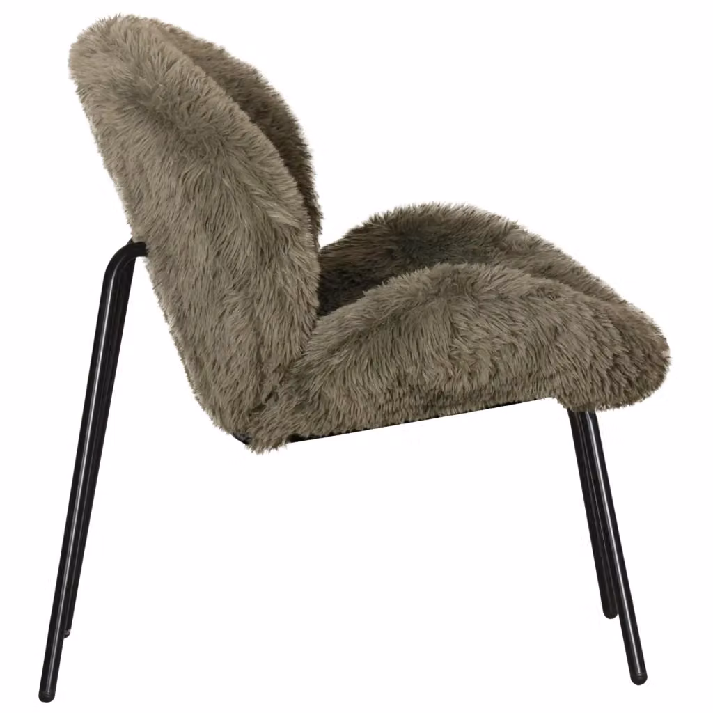 Sedia in tessuto verde e nera stile vintage per soggiorno e camera da letto L: 120 cm, P: 64 cm, H: 75 cm – 2