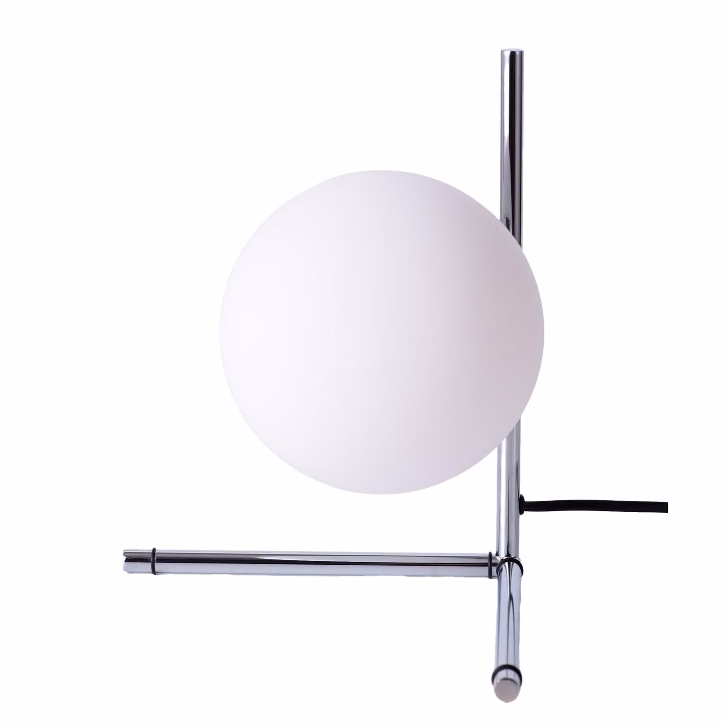 "GRECY" Lampada da tavolo Ø15cm - Moderna in argento e cristallo, ideale per ufficio, camera da letto e soggiorno, E27.
