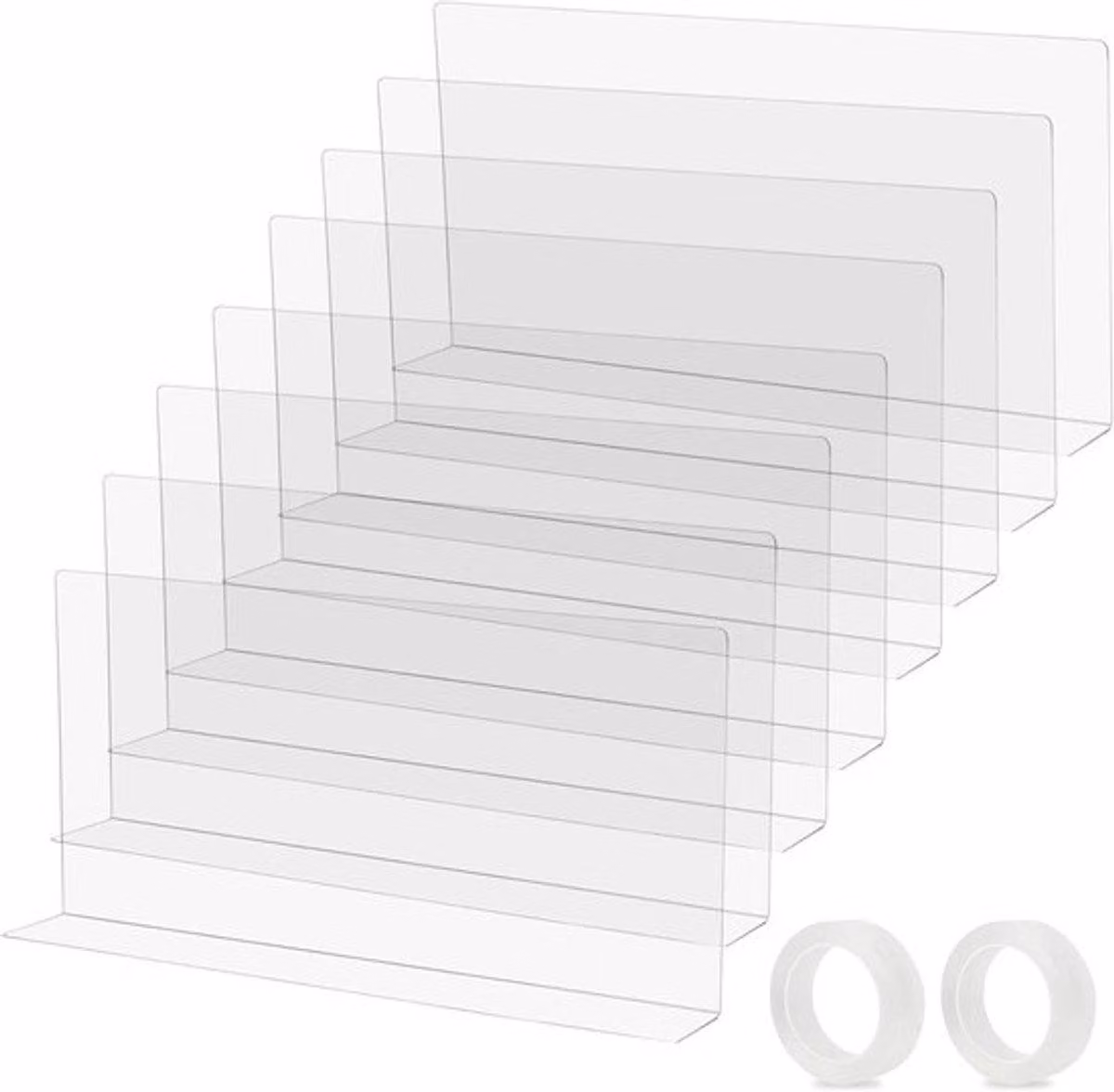 Set di 8 elementi per la protezione dei mobili, dimensioni 39 x 24 x 4 cm, nastro adesivo trasparente per proteggere divani, letti e cassetti
