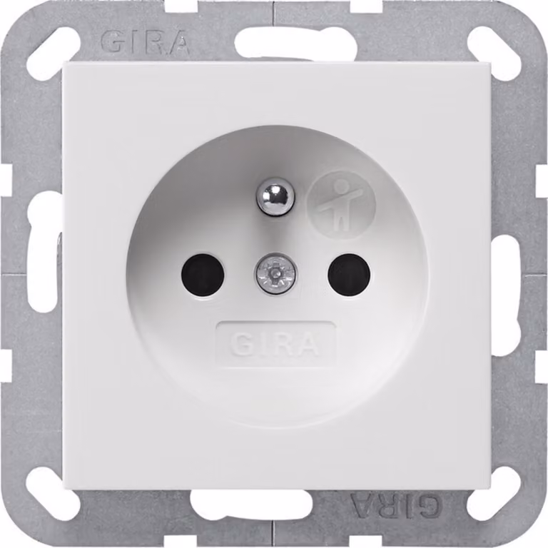 GIRA 048503, Bianco, 250 V, 16 A