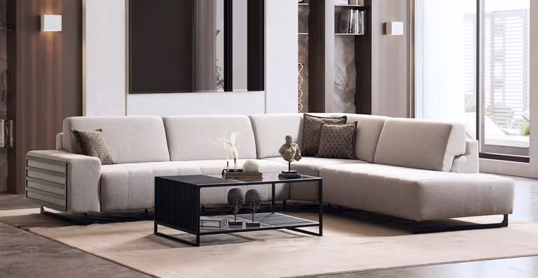 Eckcouch Ecksofa Wohnlandschaft Ecklounge Polsterecke Design Sofa Couch Garnitur